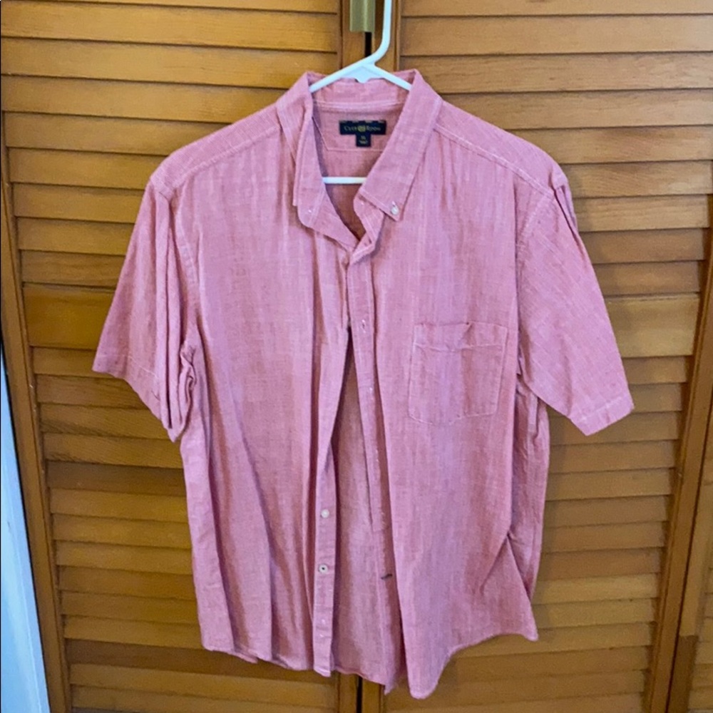 Club room by Macy’s short sleeve button down XL